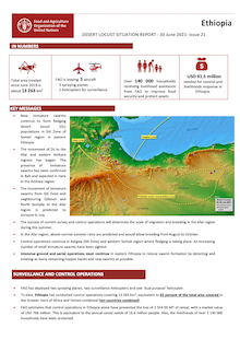 Ethiopia | Desert locust situation report (30 June 2021) 